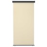 Auvent latéral de balcon 122x250 cm Crème 