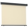 Auvent latéral de balcon 122x250 cm Crème 