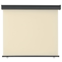 Auvent latéral de balcon 122x250 cm Crème 