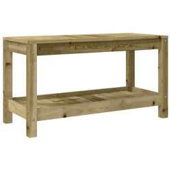 Banc de jardin 82,5x35x45 cm bois de pin imprégné 