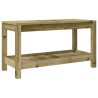 Banc de jardin 82,5x35x45 cm bois de pin imprégné 