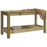 Banc de jardin 82,5x35x45 cm bois de pin imprégné 