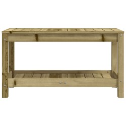 Banc de jardin 82,5x35x45 cm bois de pin imprégné 