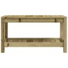 Banc de jardin 82,5x35x45 cm bois de pin imprégné 