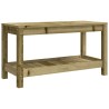 Banc de jardin 82,5x35x45 cm bois de pin imprégné 