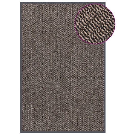 Paillasson touffeté 120x180 cm Marron foncé 