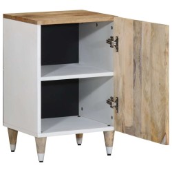 Armoire de salle de bain 38x33,5x58 cm bois massif de manguier 