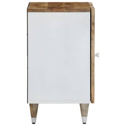 Armoire de salle de bain 38x33,5x58 cm bois massif de manguier 