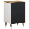 Armoire de salle de bain 38x33,5x58 cm bois massif de manguier 