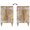 Armoire de salle de bain 38x33,5x58 cm bois massif de manguier 