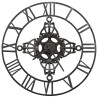Horloge murale Argenté 78 cm Métal 