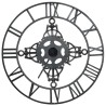 Horloge murale Argenté 78 cm Métal 