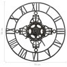Horloge murale Argenté 78 cm Métal 