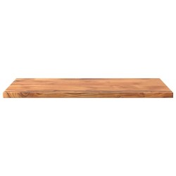 Dessus de table 80x60x2,5 cm rectangulaire bois massif d'acacia 