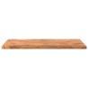 Dessus de table 80x60x2,5 cm rectangulaire bois massif d'acacia 