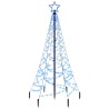 Sapin de Noël avec piquet Bleu 200 LED 180 cm 