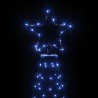 Sapin de Noël avec piquet Bleu 200 LED 180 cm 