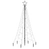 Sapin de Noël avec piquet Blanc froid 200 LED 180 cm 