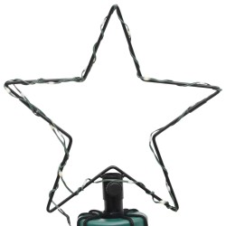 Sapin de Noël avec piquet Blanc froid 200 LED 180 cm 