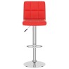 Tabouret de bar Rouge Similicuir 