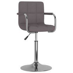 Chaise de salle à manger Taupe Tissu 