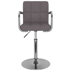 Chaise de salle à manger Taupe Tissu 