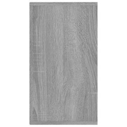 Banc à chaussures Sonoma gris 103x30x54,5 cm Bois d'ingénierie 