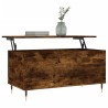 Table basse Chêne fumé 90x44,5x45 cm Bois d'ingénierie 