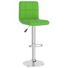 Tabouret de bar Vert Similicuir 