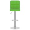 Tabouret de bar Vert Similicuir 
