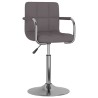 Tabouret de bar Taupe Tissu 