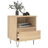 Tables de chevet 2 pcs chêne sonoma 40x35x50 cm bois ingénierie 