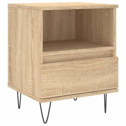 Tables de chevet 2 pcs chêne sonoma 40x35x50 cm bois ingénierie 