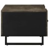 Table basse noir 100x54x40 cm bois massif de manguier 
