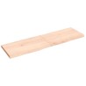 Dessus de table 140x40x(2-4) cm bois de chêne massif non traité 