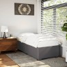 Cadre de lit sans matelas gris 80x200 cm similicuir 
