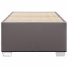 Cadre de lit sans matelas gris 80x200 cm similicuir 
