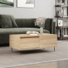 Table basse Chêne sonoma 90x50x36,5 cm Bois d'ingénierie 