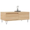 Table basse Chêne sonoma 90x50x36,5 cm Bois d'ingénierie 