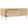 Table basse Chêne sonoma 90x50x36,5 cm Bois d'ingénierie 