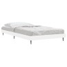 Cadre de lit sans matelas blanc 90x190 cm bois d'ingénierie 