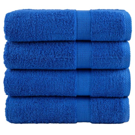 Serviettes de bain de qualité supérieure SOLUND 4 pcs bleu 