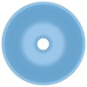 Lavabo rond de luxe Bleu clair mat 40x15 cm Céramique 