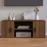 Meuble TV Chêne marron 100x35x40 cm Bois d'ingénierie 