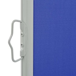 Auvent latéral rétractable de patio 120x300 cm Bleu 