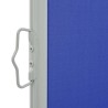 Auvent latéral rétractable de patio 120x300 cm Bleu 