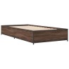 Cadre de lit sans matelas chêne marron 90x200 cm 