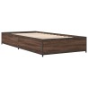 Cadre de lit sans matelas chêne marron 90x200 cm 