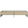Cadre de lit sans matelas chêne sonoma 90x190 cm 