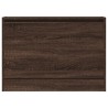 Armoire à chaussures chêne marron 80x21x57 cm Bois d'ingénierie 